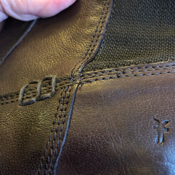 Frye slip-on bootie in chestnut brown, 7.5B - Picture 6 of 8